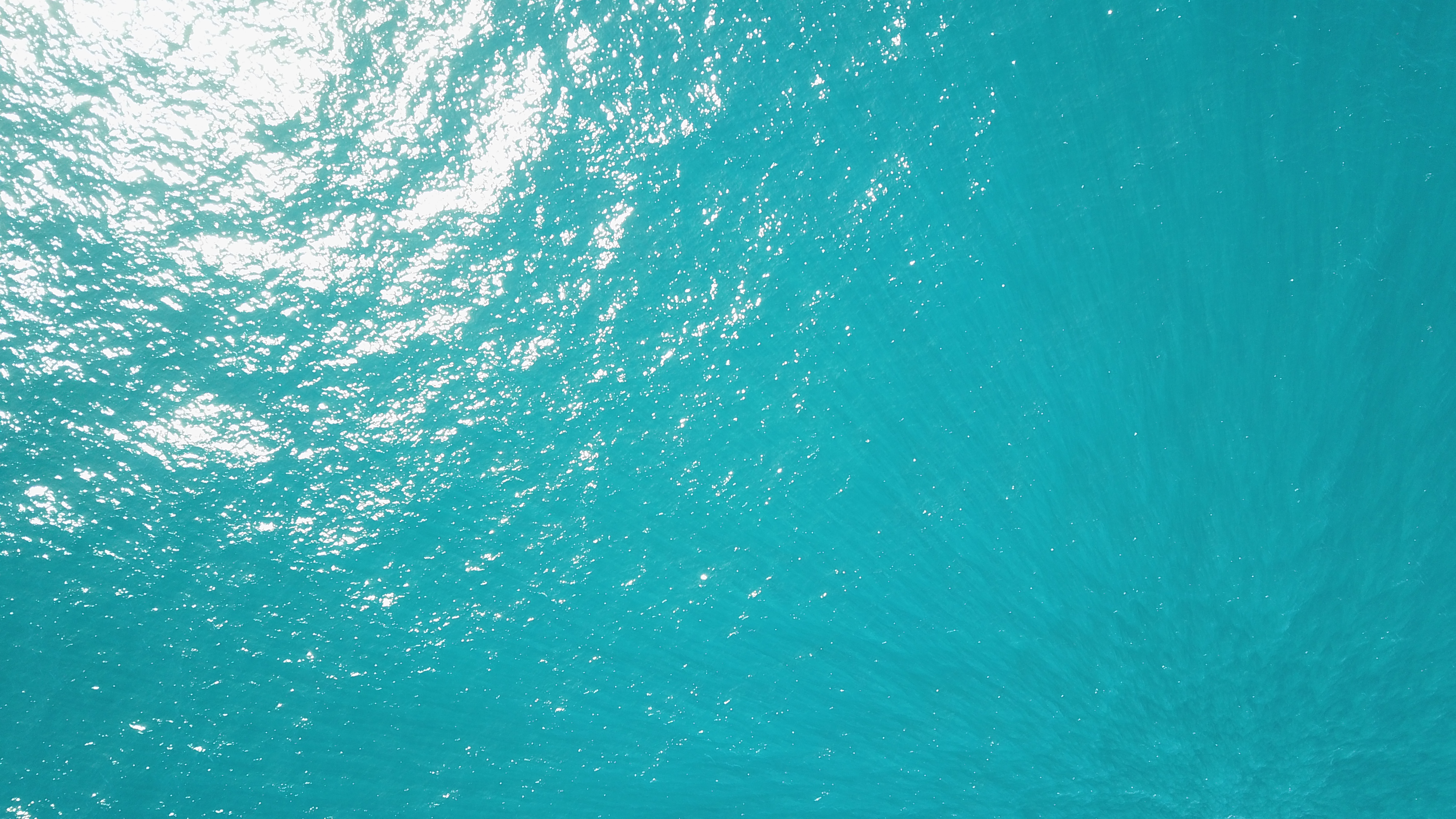 Aerial view of blue water near Williamstown